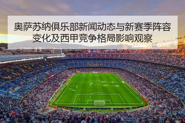 奥萨苏纳俱乐部新闻动态与新赛季阵容变化及西甲竞争格局影响观察